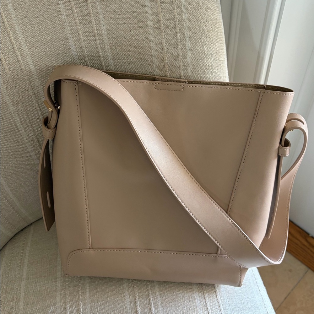 Tote Bucket Bag Purse Minimalist Vegan Women’s